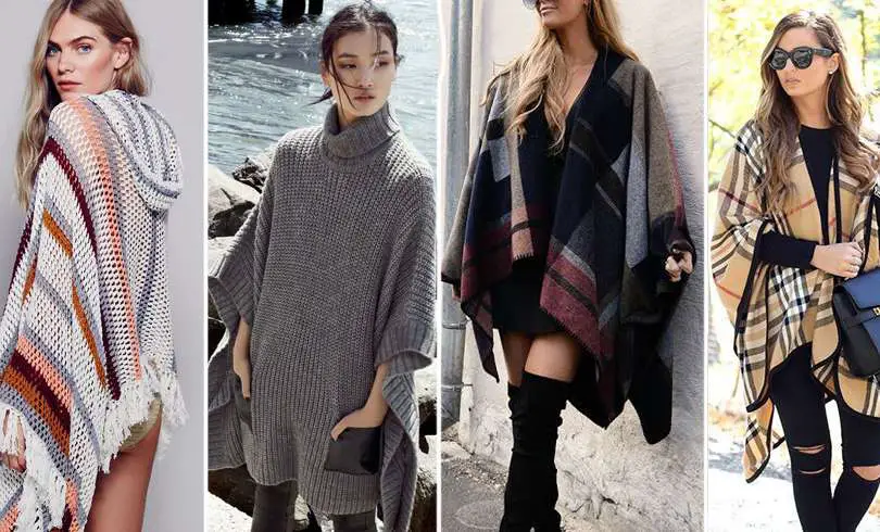 Ponchos que querrás usar esta temporada de frío