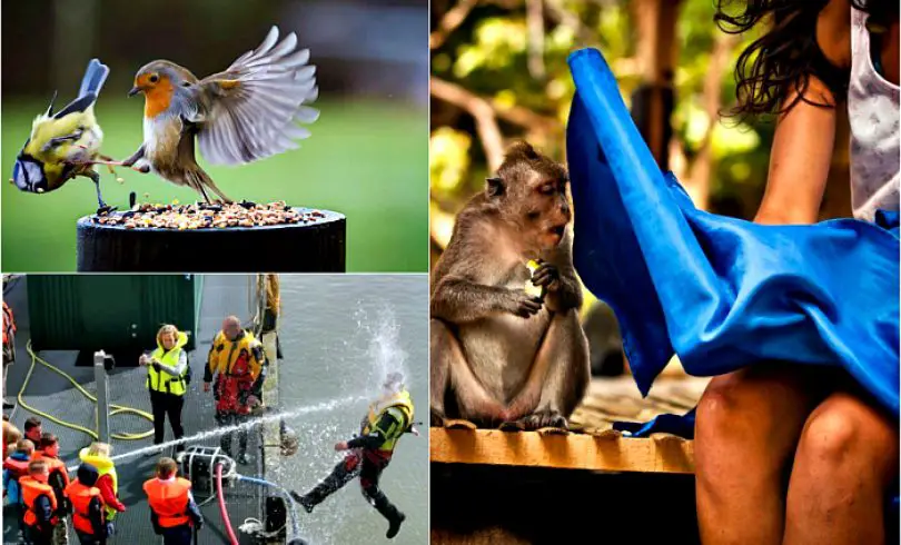 17 divertidísimas fotos tomadas en el momento justo
