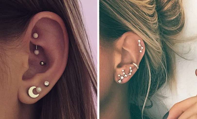 Piercings Constellation: una nueva tendencia fuera de este mundo