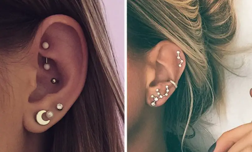 Piercings Constellation: una nueva tendencia fuera de este mundo