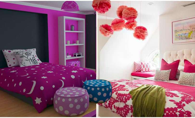 20+ Dormitorios de color fucsia para chicas