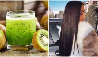 Batido de Kiwi para Evitar la Pérdida del Cabello