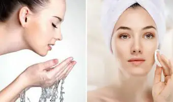 La importancia de limpiar la cara con maquillaje antes de dormir