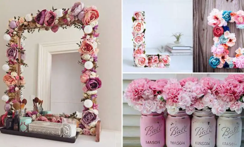 Geniales ideas para decorar tu Habitación con Flores
