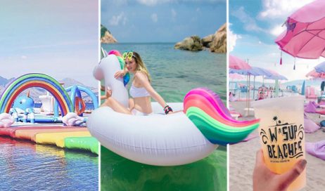 Isla de Unicornio con Inflables para vivir horas Mágicas de diversión