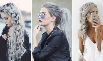 Encantadoras Ideas para llevar tu Cabello Gris (2018)
