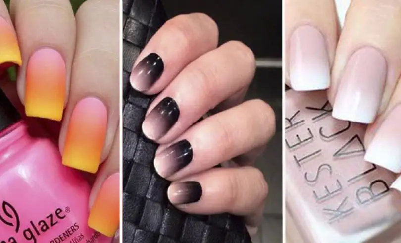 20+ ombre effect gradient nail tutorials