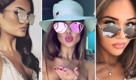 33 Geniales Ideas para lucir tus Lentes de Espejo. ¡Te Encantarán!
