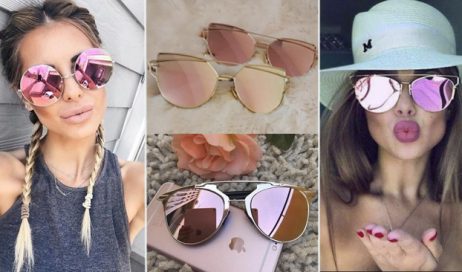 20 Lentes de Espejo Rosa Super Chic