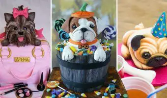 Tortas de Perros • 30 increíbles pasteles • Aprende cómo hacerlos
