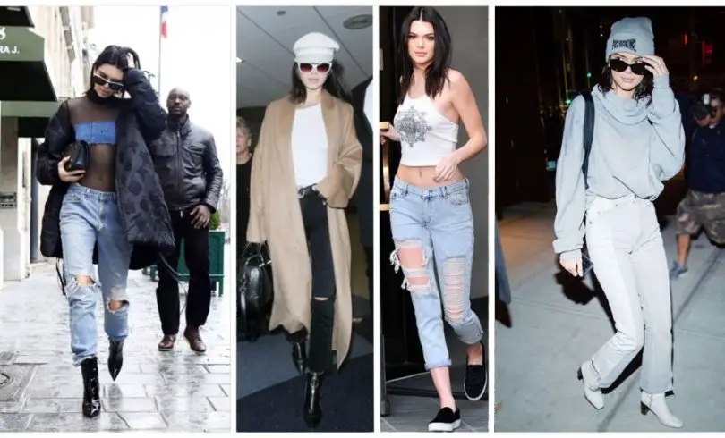 kendall Jeans al mejor estilo de los 90s