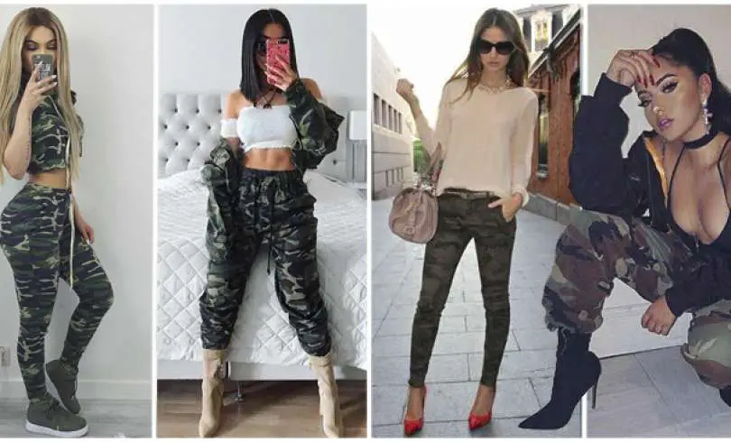 Cómo Combinar El Pantalón De Camuflaje Para Lucir Perfecta