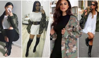 Los outfit más chic con chaqueta militar de mujer