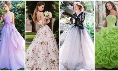 12 Hermosos Vestidos de Novia que No son Blancos