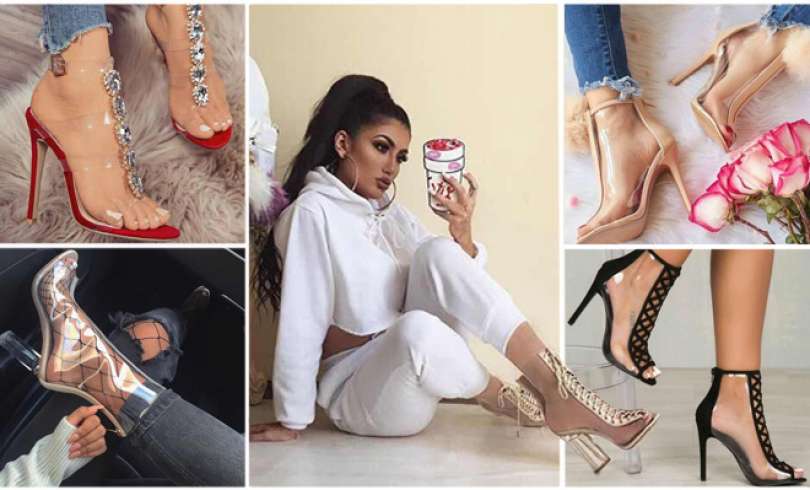 Zapatos Transparentes de Moda que son Realmente Hermosos