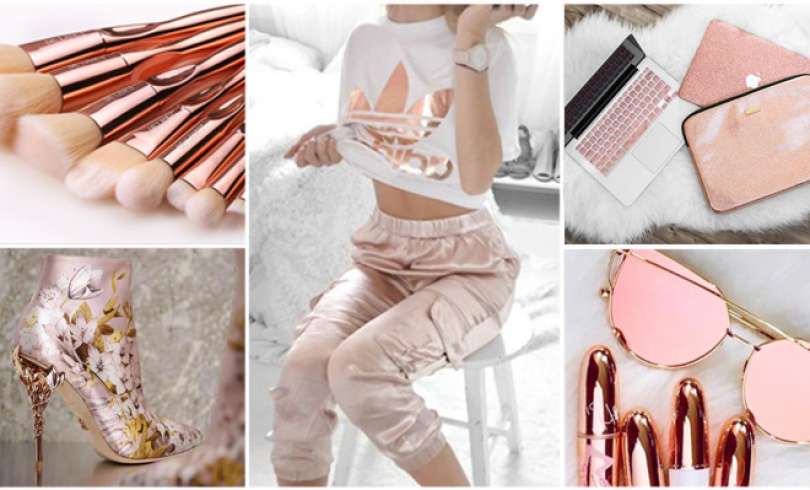El rose gold esta en tendencia y es el nuevo negro