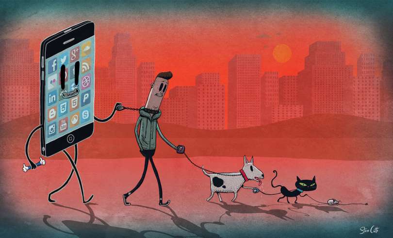 Ilustraciones que demuestran lo absurdo del mundo moderno