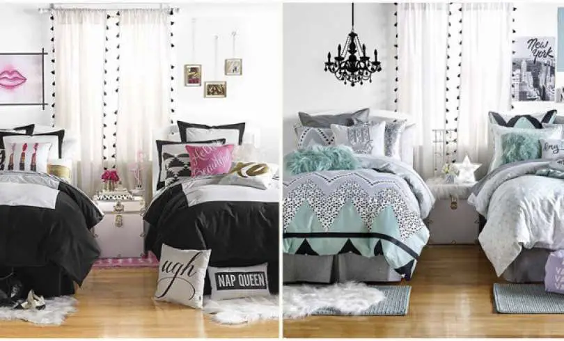 Dormitorios con Dos Camas Modernos para Chicas con Estilo