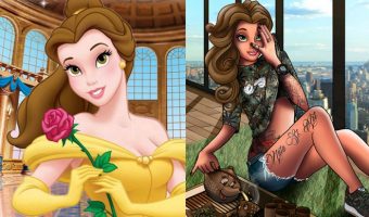 Cómo lucirían las princesas Disney en una versión moderna