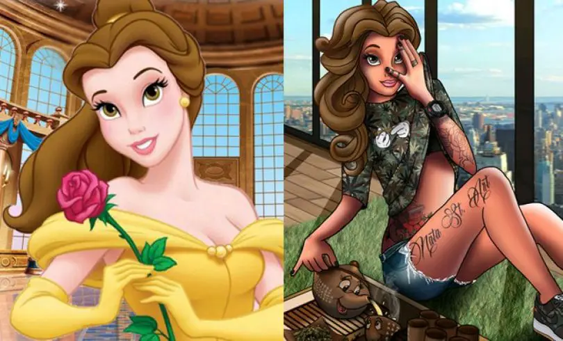 Cómo lucirían las princesas Disney en una versión moderna