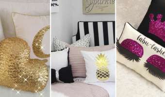 Los más Lindos Cojines para Decorar Cuartos de Chicas