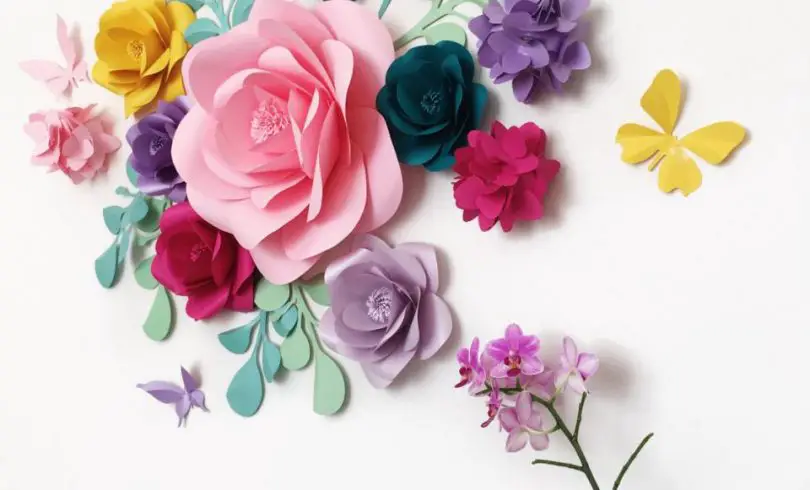 20+ ideas de decoración con flores de papel y cómo hacerlas