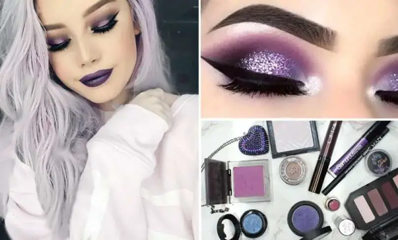 21 Encantadores Maquillajes con Sombras Púrpura
