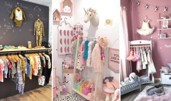 24+ Encantadoras Ideas de Mini Closets Modernos para Niñas