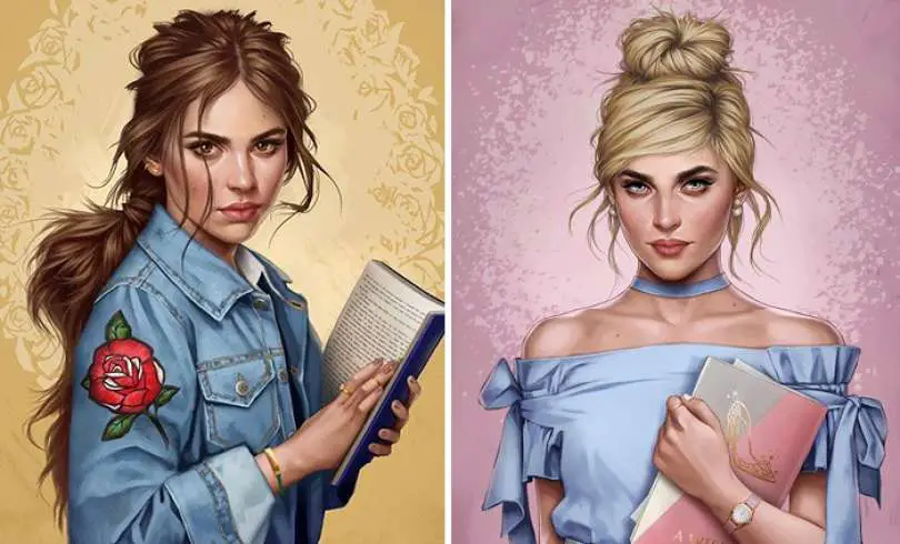 Cómo lucirían las Princesas de Disney si vivieran en el 2017