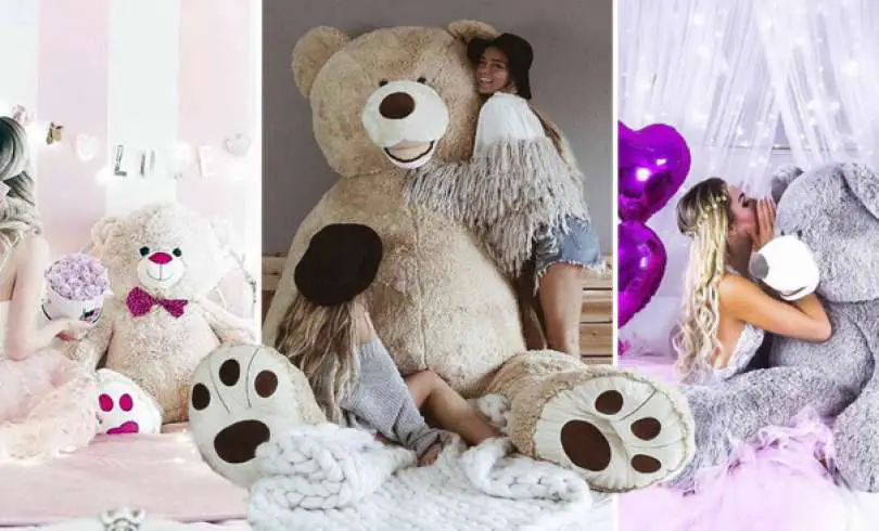 15+ Encantadores Osos de Peluche Gigantes que Desearás Tener