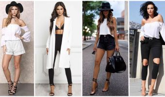 30+ Outfits Blanco y Negro que te Encantarán