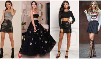 Cómo lucir tu Outfit con Falda Negra para no verte Aburrida (2019)