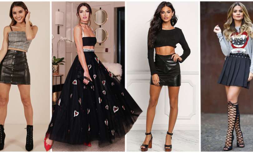 Cómo lucir tu Outfit con Falda Negra para no verte Aburrida (2019)