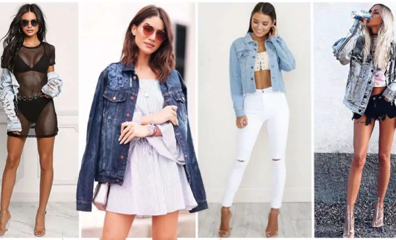 37 Looks Con Chaqueta De Jean Que Te Encantarán 2020