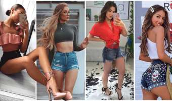 47+ Outfits con Short de Jean para lucir Guapa y a la Moda (2020)