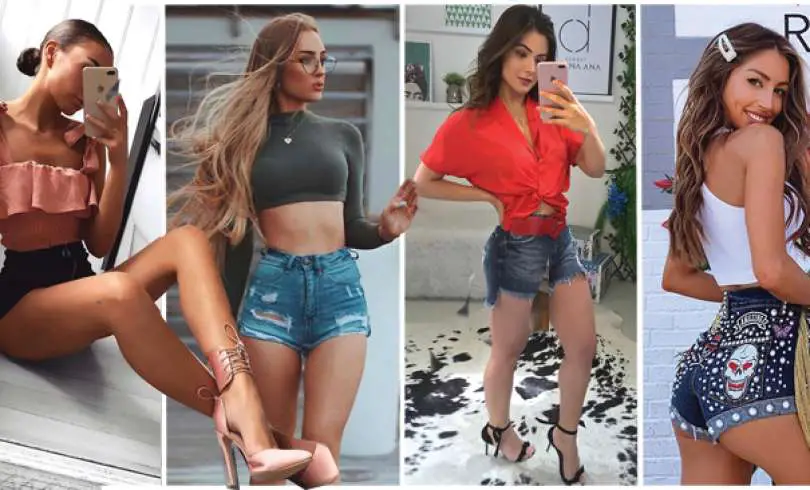 47+ Outfits con Short de Jean para lucir Guapa y a la Moda (2019)