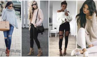Outfits con Suéter • 20 Ideas para que luzcas super guapa