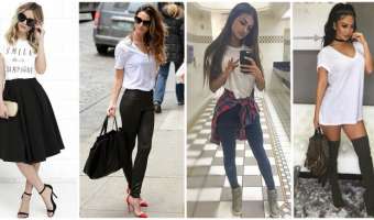 Outfits con Camiseta Blanca • Looks Perfectos para el Verano 2018