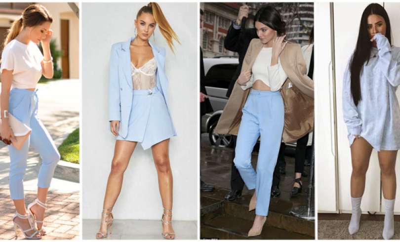 23+ Outfits Azul Pastel super lindos e ideales para Primavera (2018)