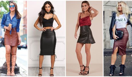 38+ Ideas Fascinantes de Outfits con Falda de Cuero (2020)