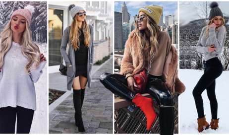 37+ Outfits con Gorros para el Invierno que te Encantarán