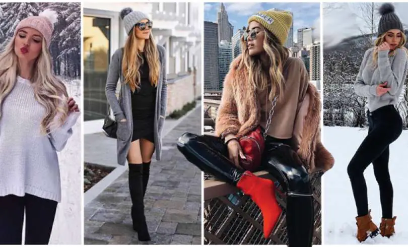 37+ Outfits con Gorros para el Invierno que te Encantarán