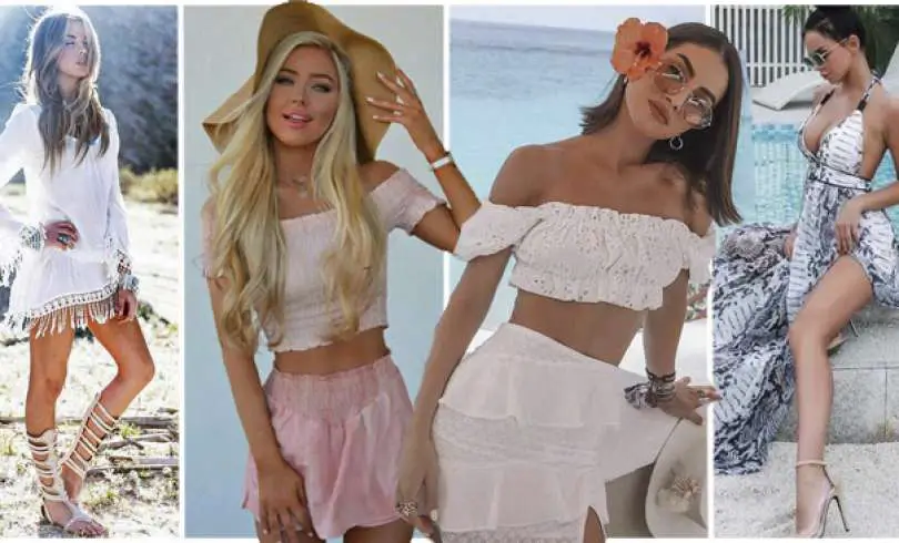 39+ Outfits para ir a la Playa o la Piscina sin perder el Glamour