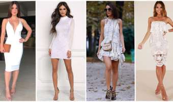 37+ Looks con Vestidos Blancos de Moda que te Encantarán (2019)