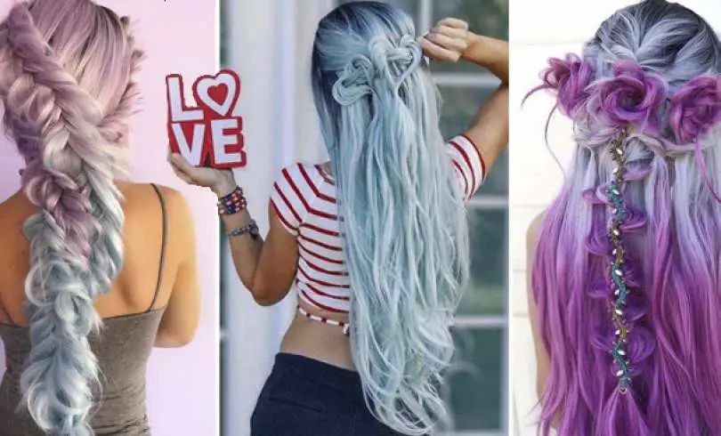 Tendencias Fantásticas de Peinados de Colores (2018)