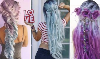 Tendencias Fantásticas de Peinados de Colores (2020)