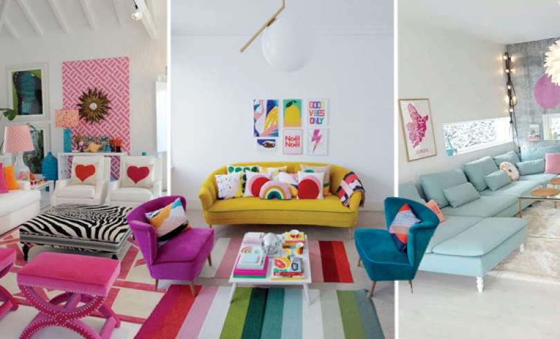 29 Encantadoras Ideas de Salas Decoradas Coloridas (2019)