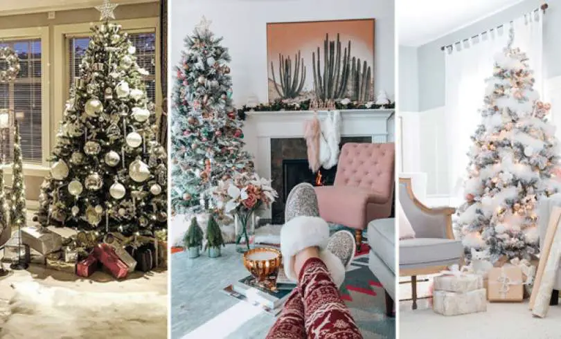 26 Salas con Árbol de Navidad Modernas (2019)
