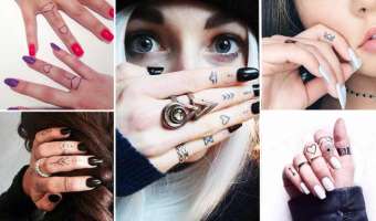 59+ Tatuajes en los Dedos para Chicas que te Encantarán
