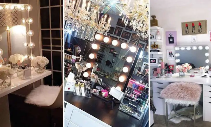 31+ Fascinantes Tocadores con Espejo de Luces que te Encantarán